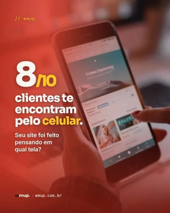8 em 10 clientes te encontram pelo celular